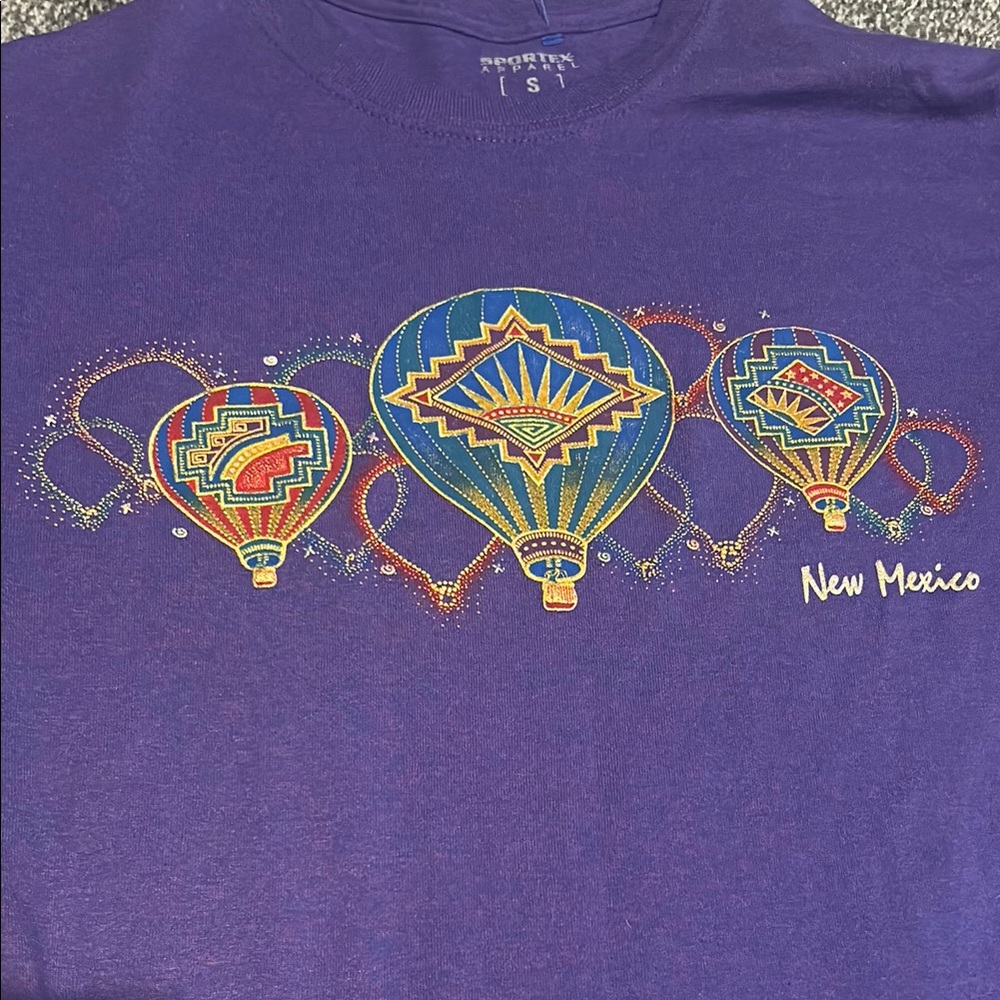 Purple New Mexico Hot Air Balloon T-Shirt